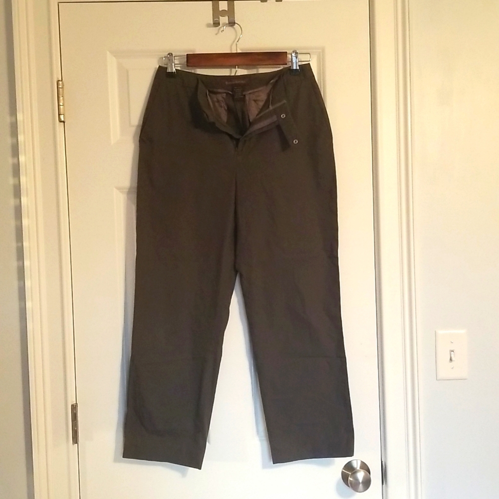 Banana Republic Dress Pants, Snap Close, Size 4, Dark Gray